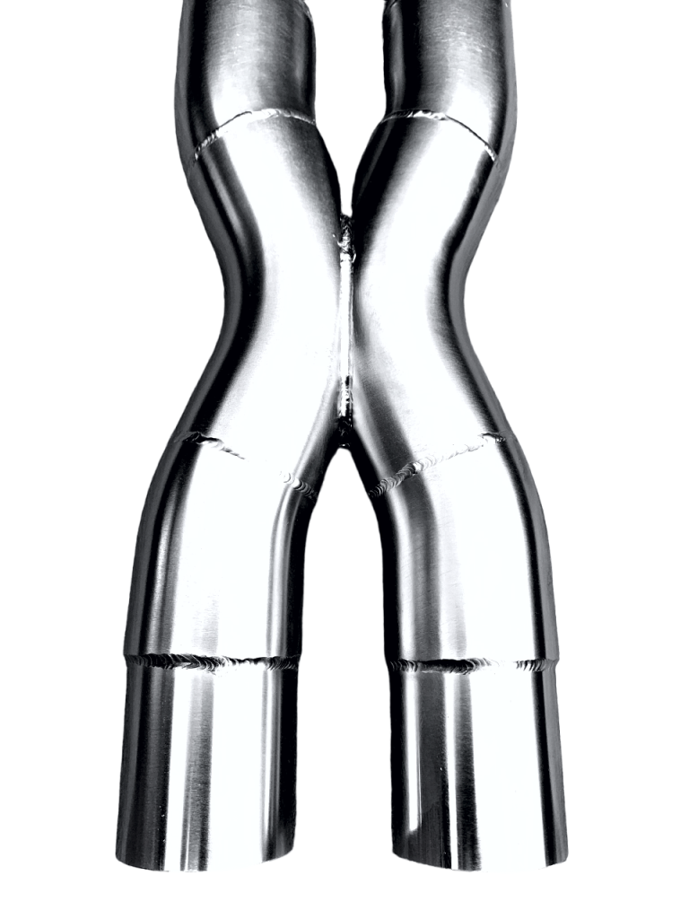 Maserati 2006-2019 X-Pipe Granturismo, Grancabrio, MC | TIG Welded Aerospace T-316 grade gas purged Stainless steel